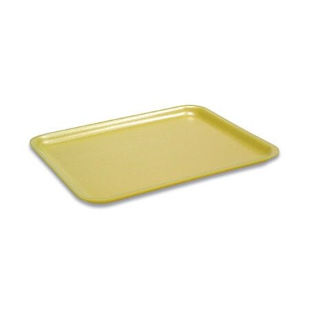 Pactivcorp Pactiv, SUPERMARKET TRAYS, #17S, 1-COMPARTMENT, 8.4 X 4.5 X 0.7, YELLOW, 1000PK 51P317S